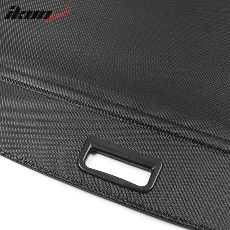2019-2023 Hyundai Santa Fe Carbon Fiber Texture Black Cargo Cover PVC