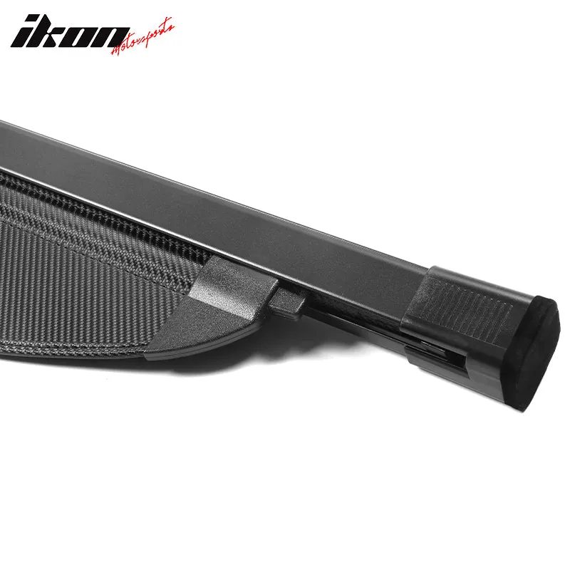 2019-2023 Hyundai Santa Fe Carbon Fiber Texture Black Cargo Cover PVC