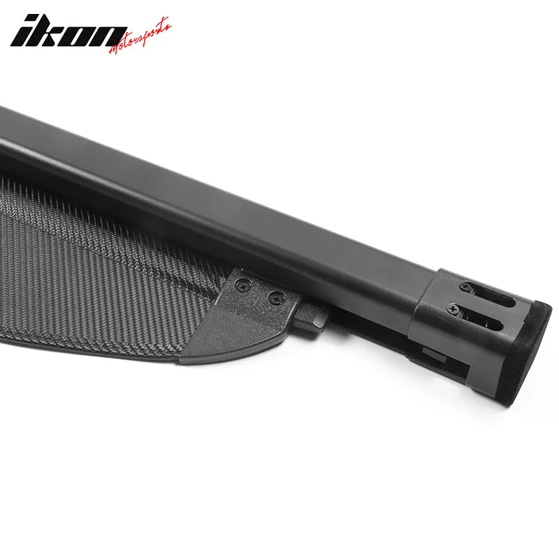 2019-2023 Hyundai Santa Fe Carbon Fiber Texture Black Cargo Cover PVC