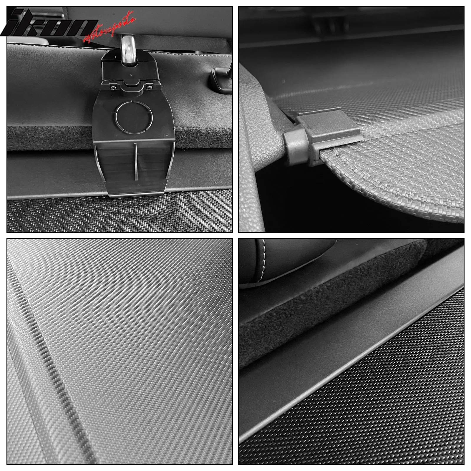 2020-2024 Lincoln Corsair Carbon Fiber Print Retractable Cargo Cover