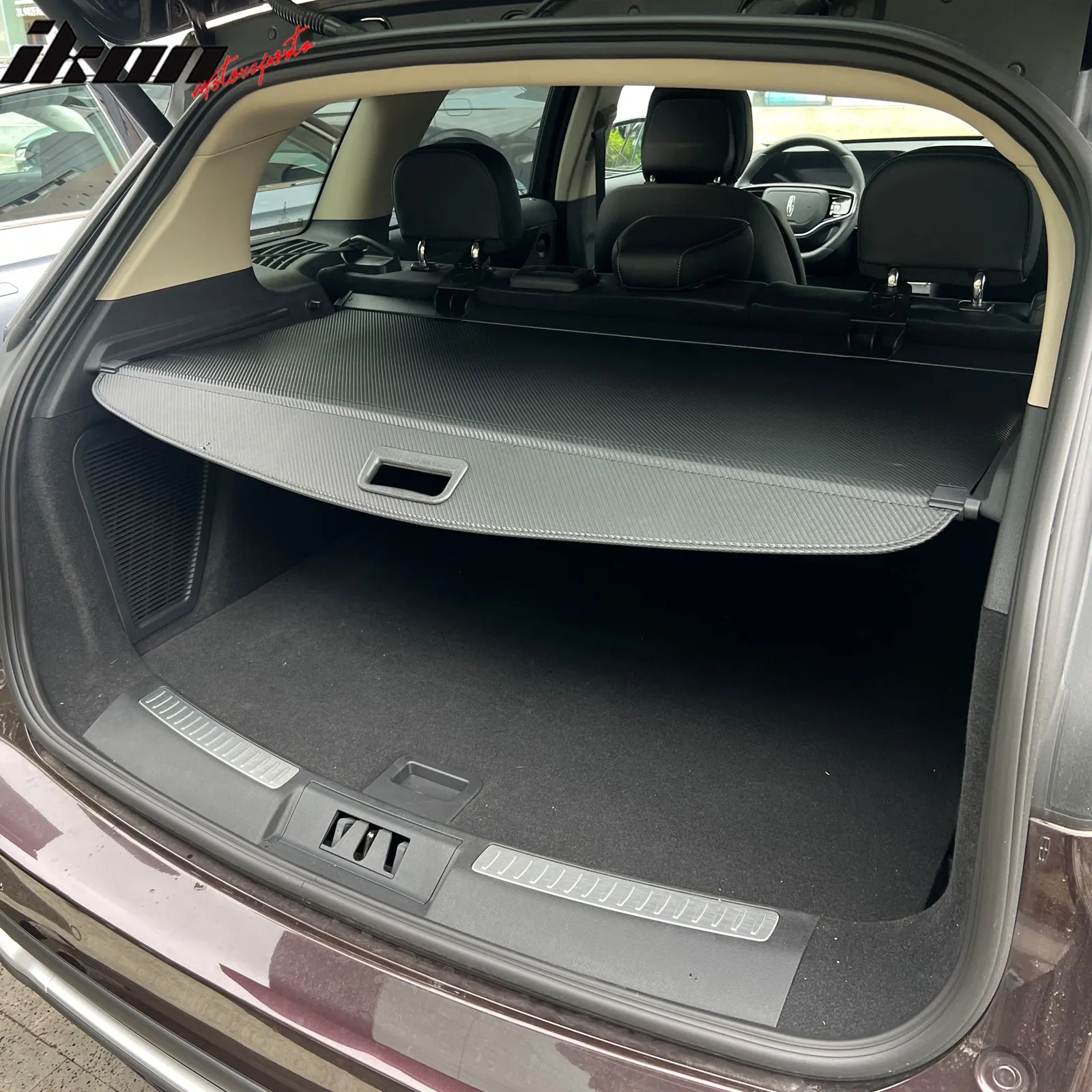 2020-2024 Lincoln Corsair Carbon Fiber Print Retractable Cargo Cover