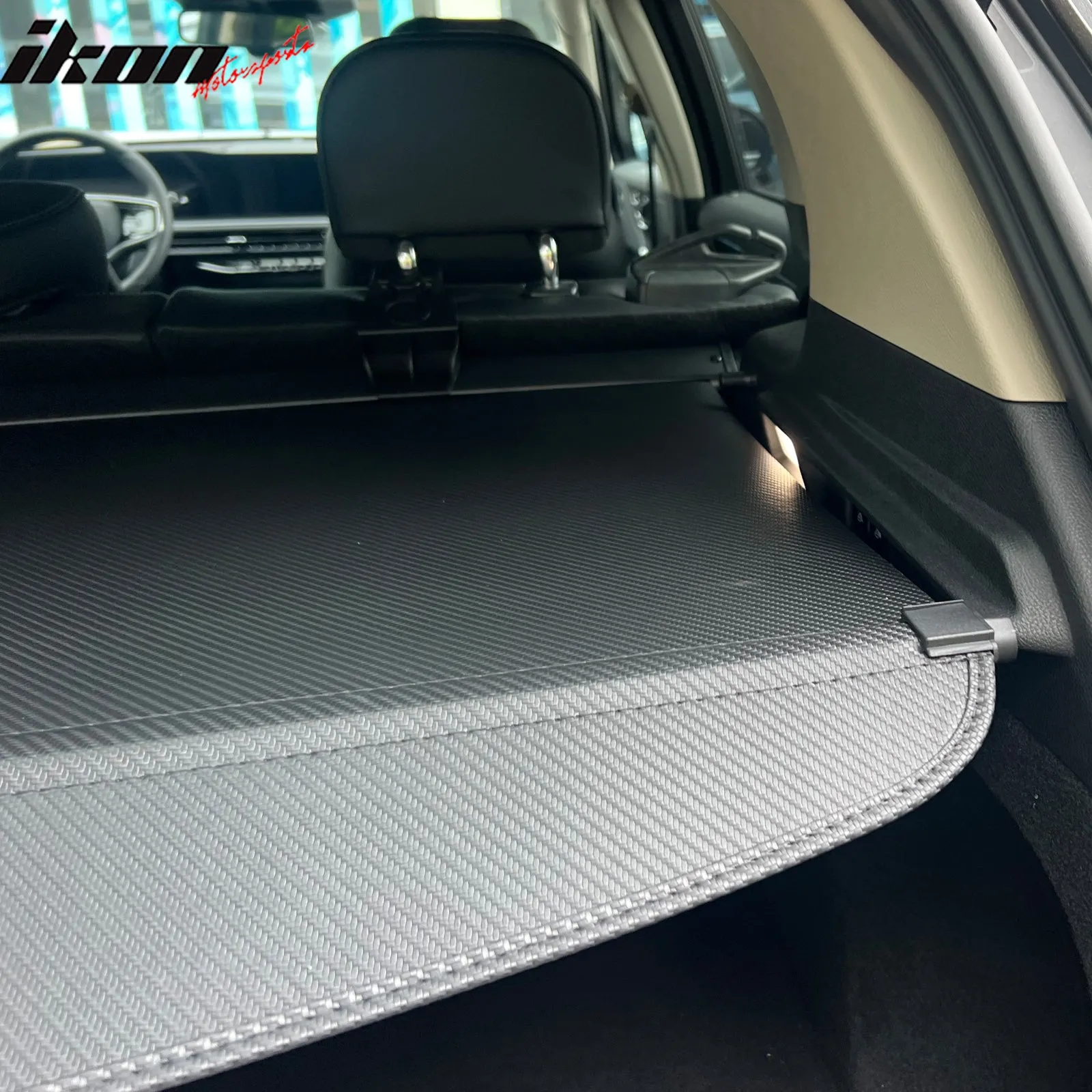 2020-2024 Lincoln Corsair Carbon Fiber Print Retractable Cargo Cover