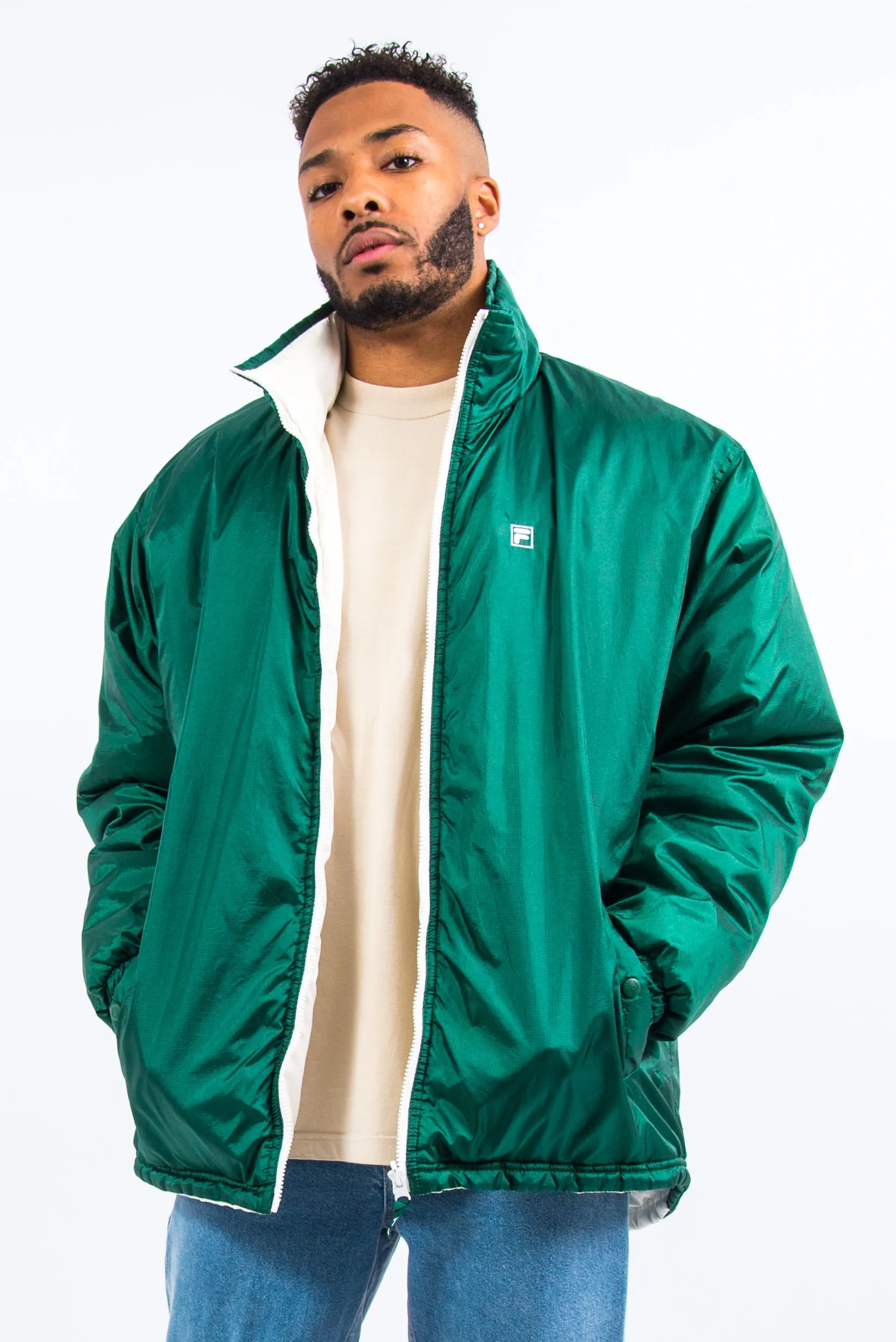 90's Vintage Fila Puffer Jacket