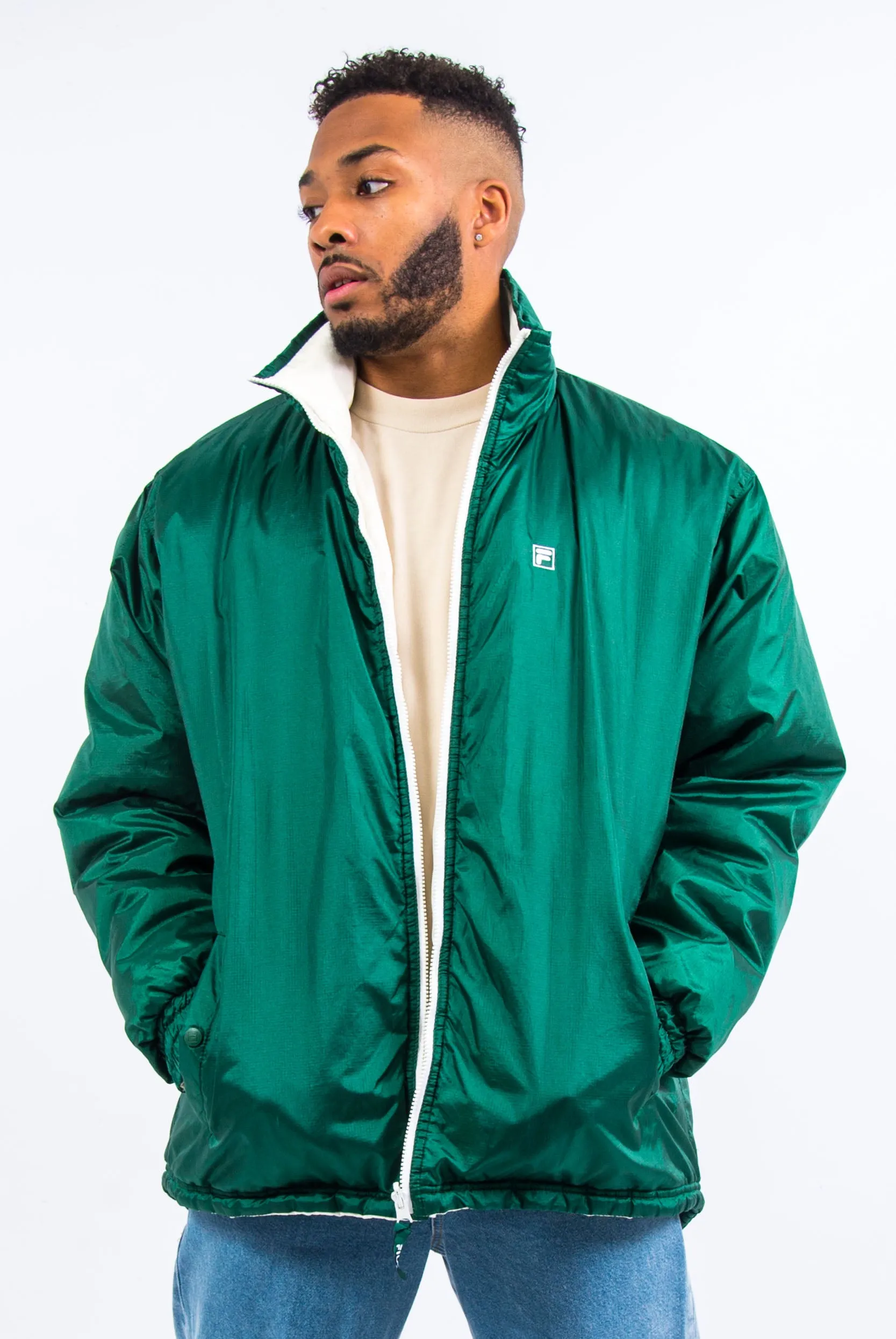 90's Vintage Fila Puffer Jacket