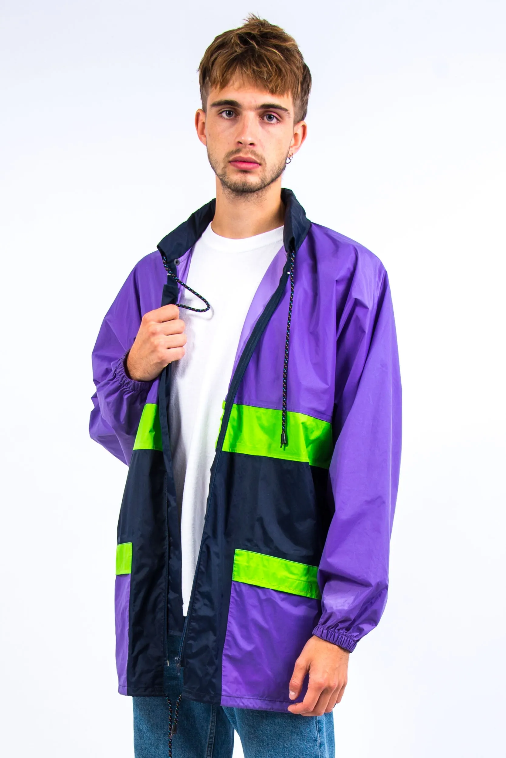 90's Vintage Waterproof Rain Jacket