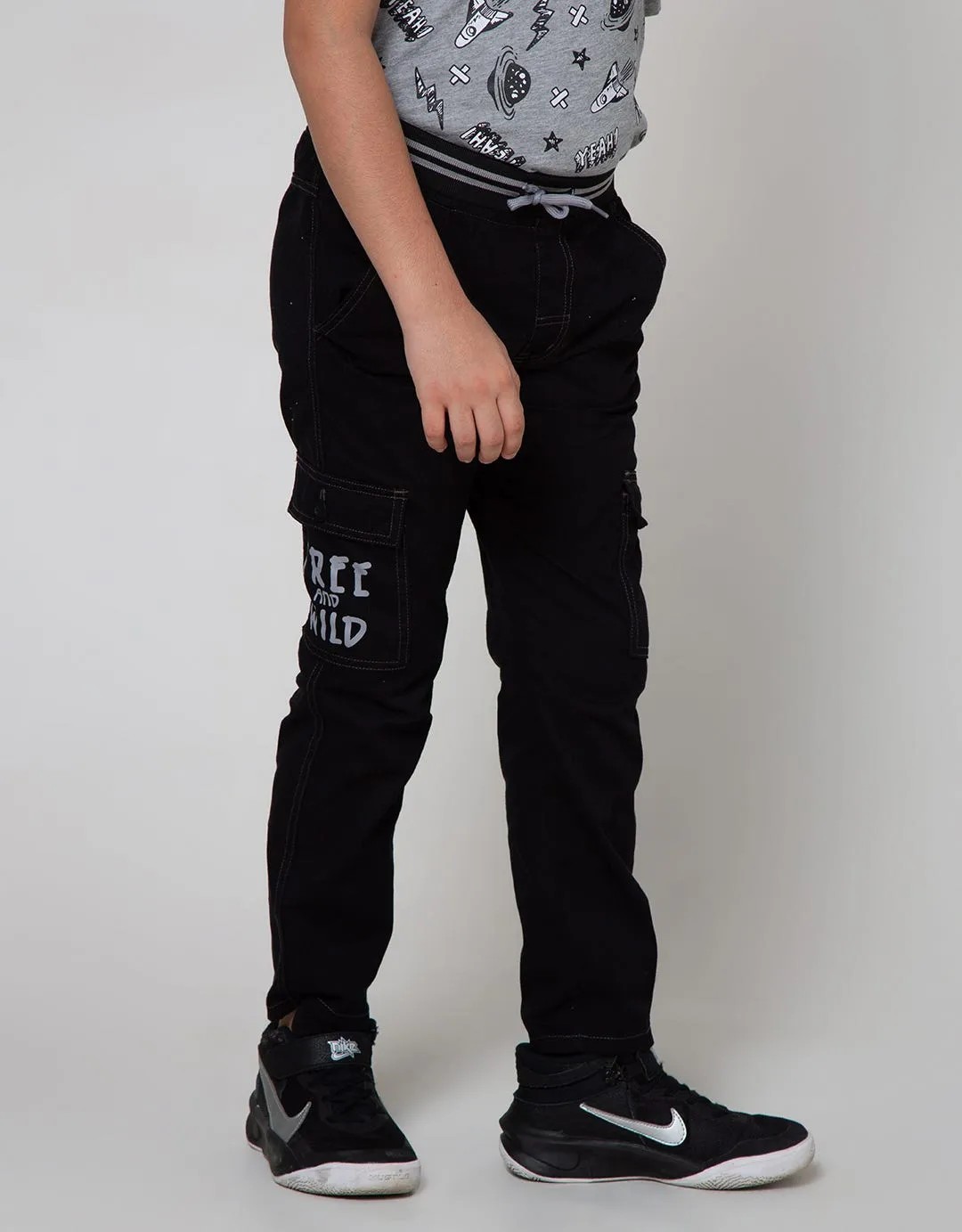 Aero Long Pants Non Stretch Cargo Free Wild Rib