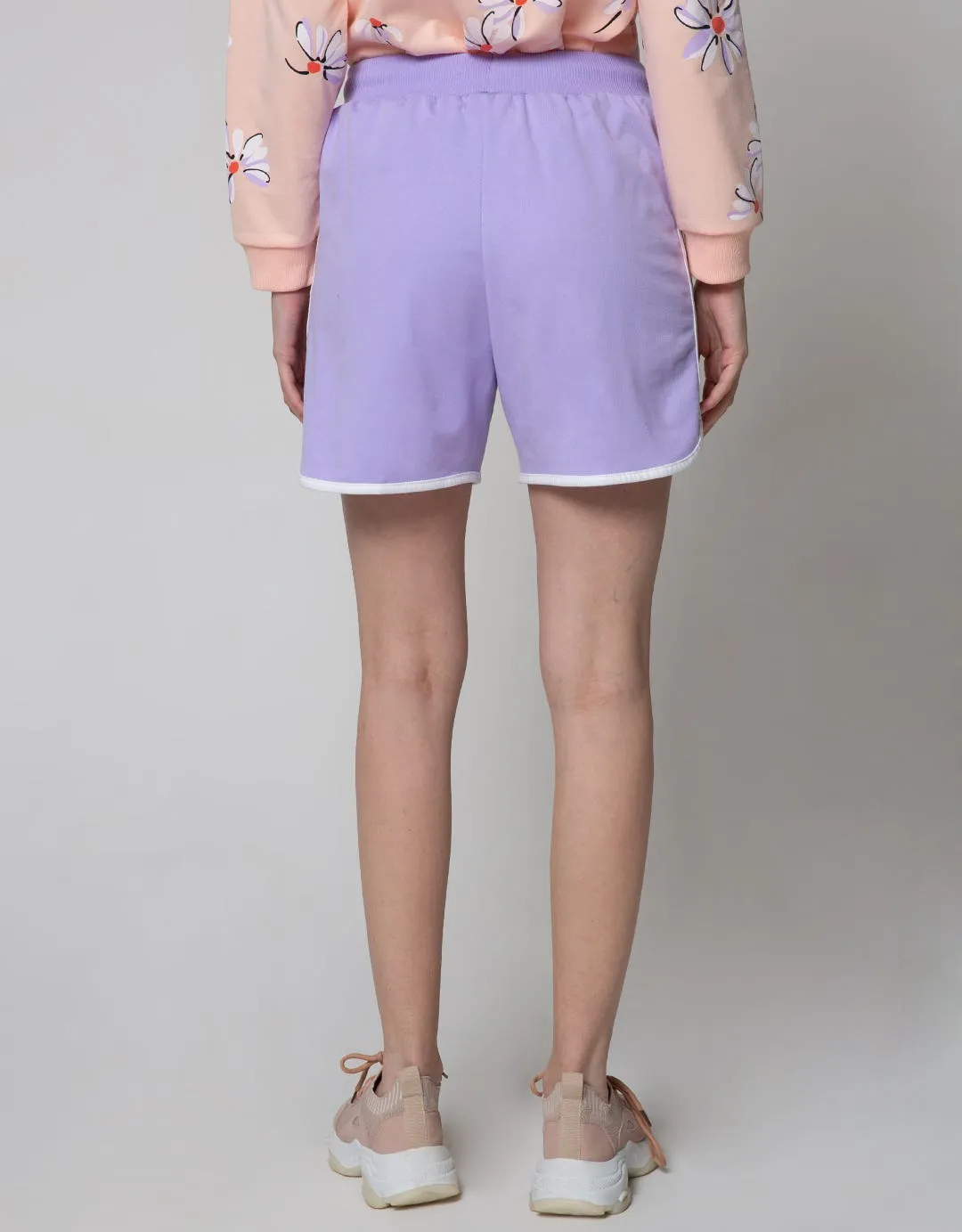 American Jeans Short Pants Team Talk Lilac