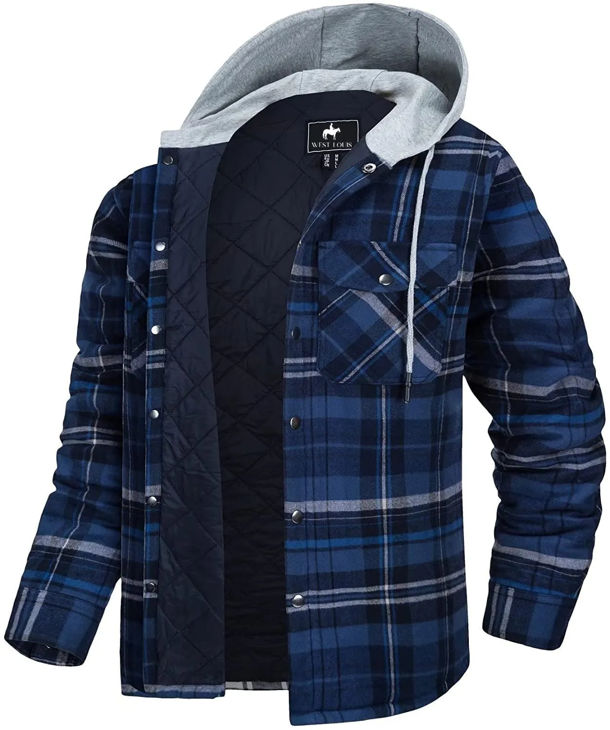 Angelo Ricci™ Cotton Flannel Lined Plaid Jacket