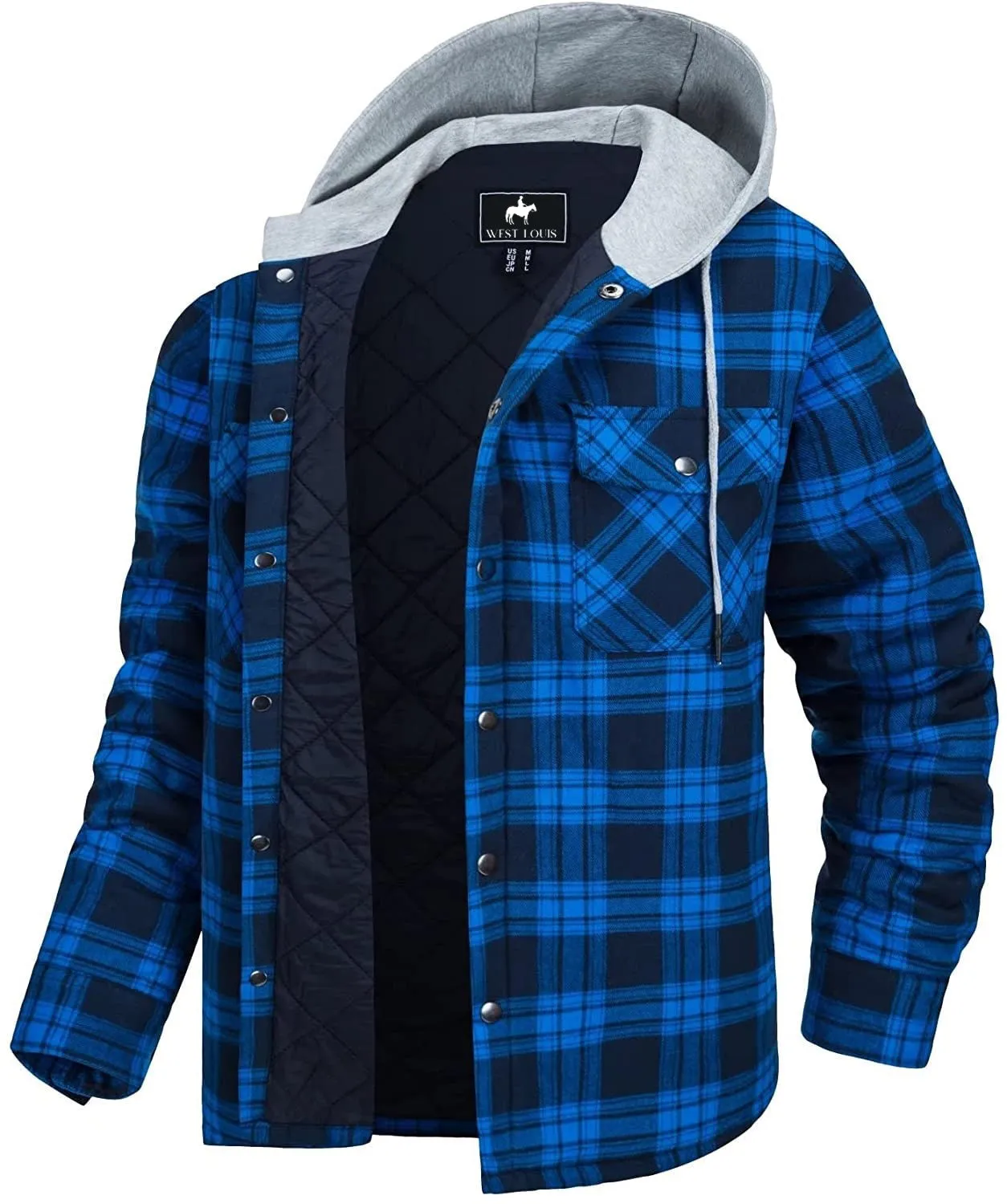 Angelo Ricci™ Cotton Flannel Lined Plaid Jacket