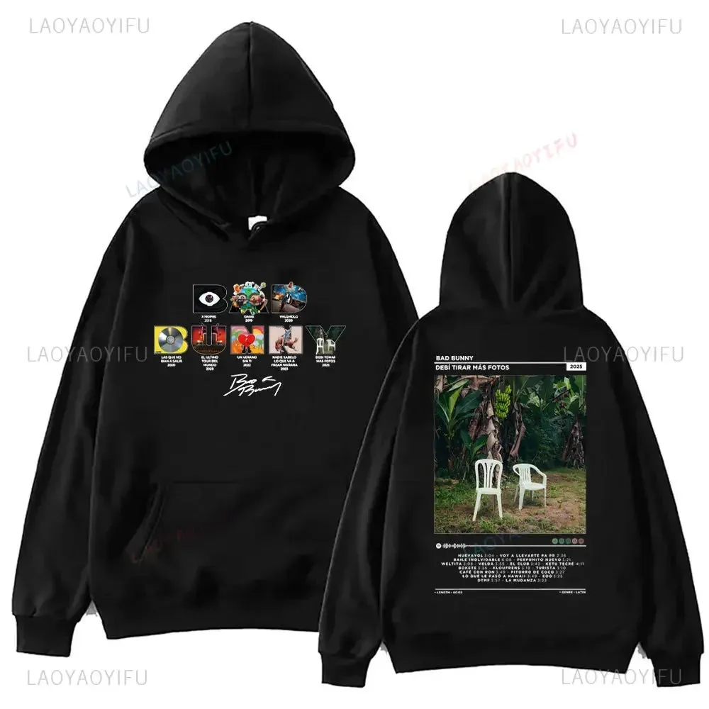 Bad Bunny Nadie Sabe Lo Que Va A Pasar Mañana Graphic Hoodie – Your Next Hip-Hop Streetwear Essential