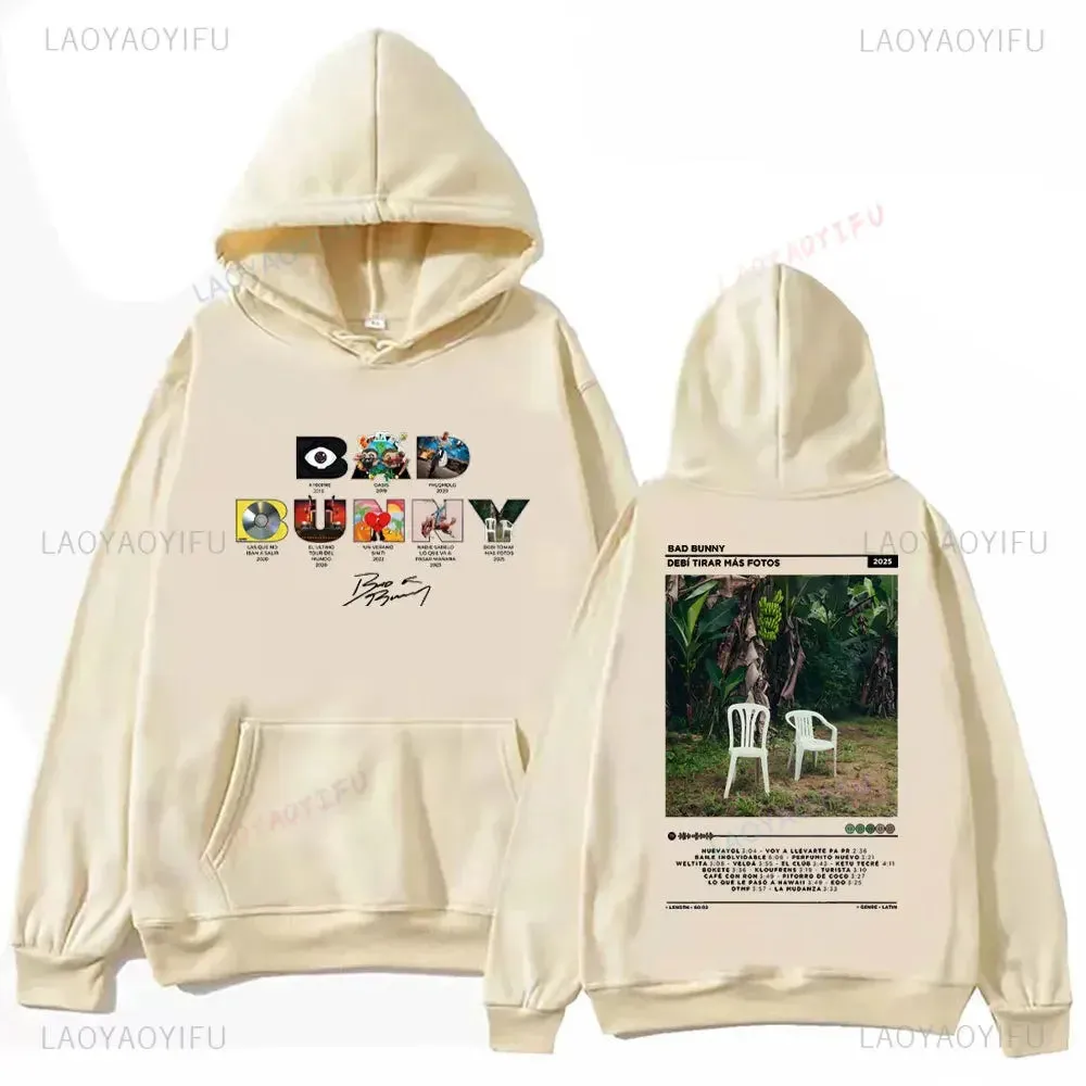 Bad Bunny Nadie Sabe Lo Que Va A Pasar Mañana Graphic Hoodie – Your Next Hip-Hop Streetwear Essential