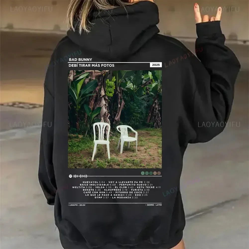 Bad Bunny Nadie Sabe Lo Que Va A Pasar Mañana Graphic Hoodie – Your Next Hip-Hop Streetwear Essential