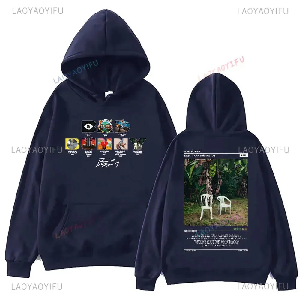 Bad Bunny Nadie Sabe Lo Que Va A Pasar Mañana Graphic Hoodie – Your Next Hip-Hop Streetwear Essential