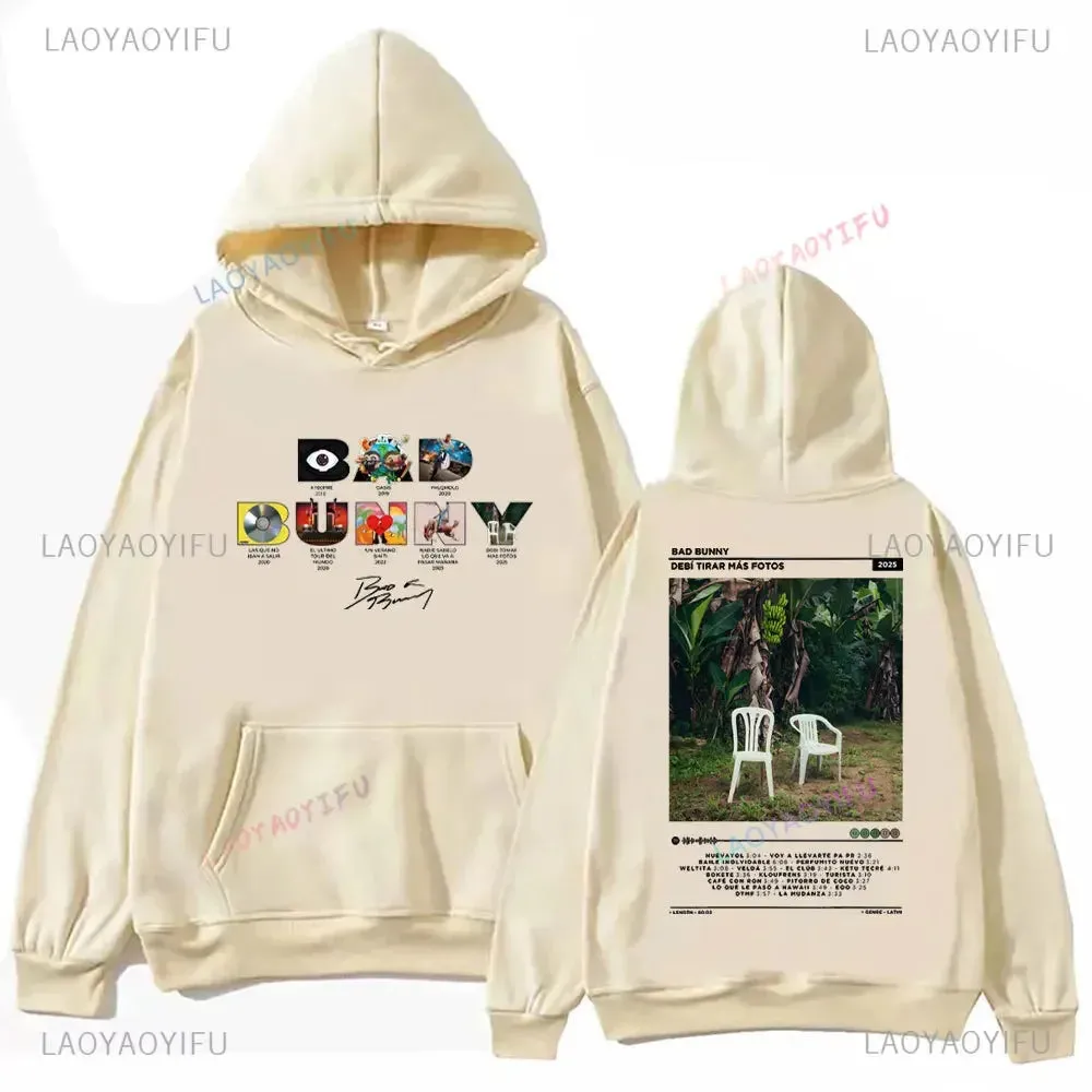 Bad Bunny Nadie Sabe Lo Que Va A Pasar Mañana Graphic Hoodie – Your Next Hip-Hop Streetwear Essential