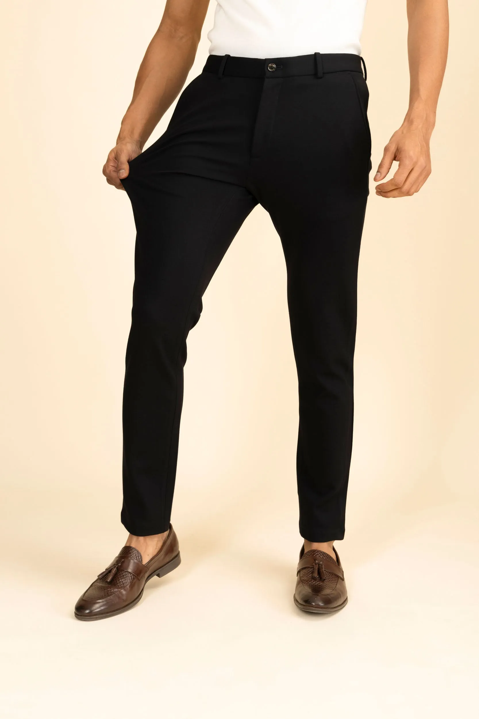 Black 4 Way Stretch Roam Pants