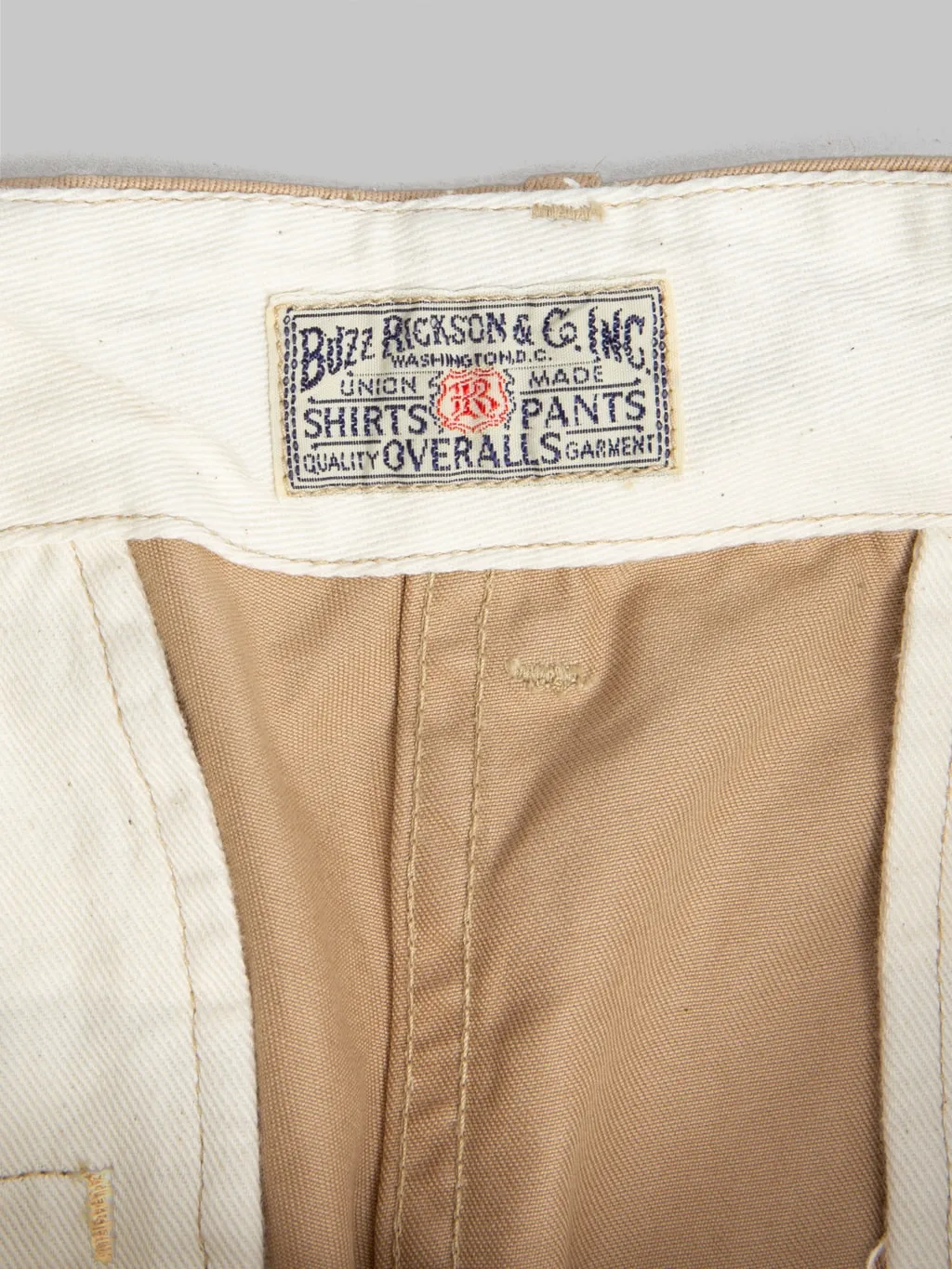 Buzz Rickson's BR40025 Original Spec. Chino Beige