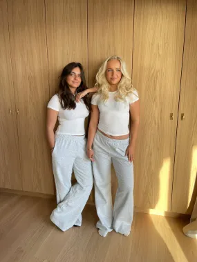 Cassie sweatpants - grey melange