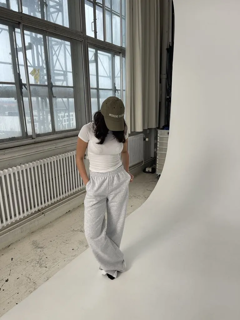 Cassie sweatpants - grey melange