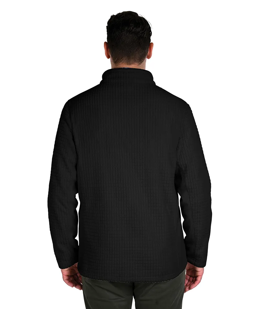 Charles River Men's Terrain Textured Fleece Jacket