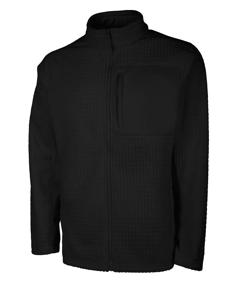 Charles River Men's Terrain Textured Fleece Jacket