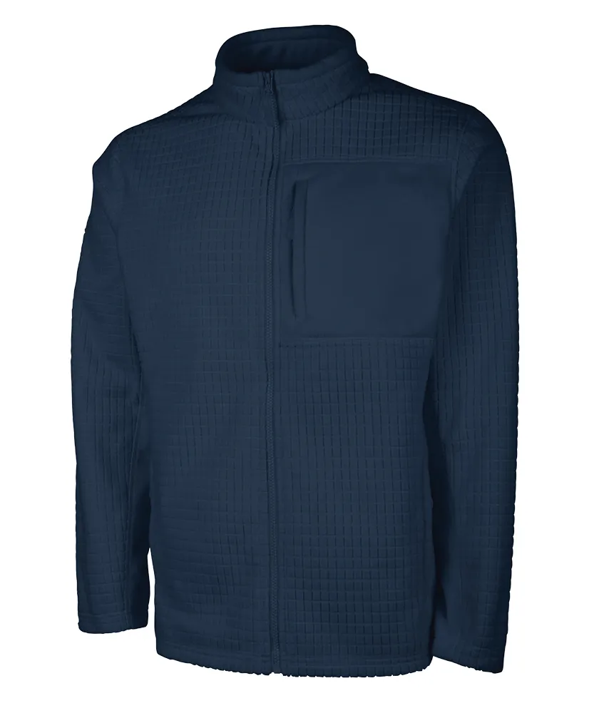 Charles River Men's Terrain Textured Fleece Jacket