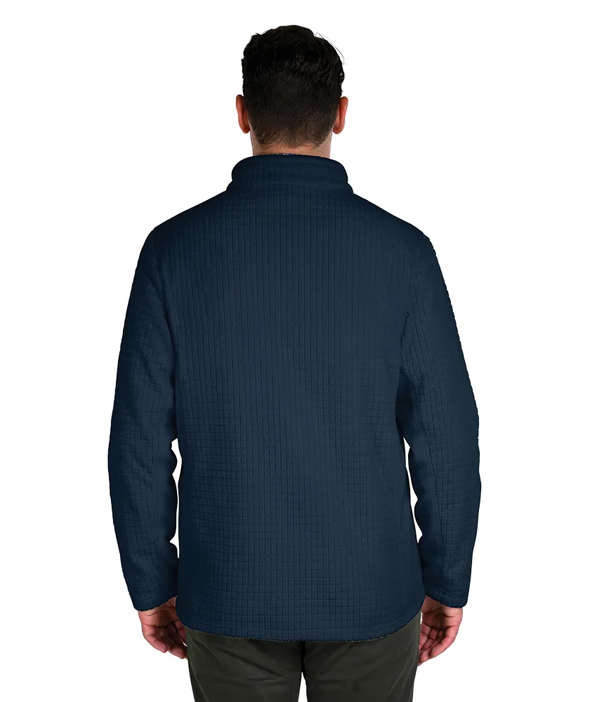 Charles River Men's Terrain Textured Fleece Jacket
