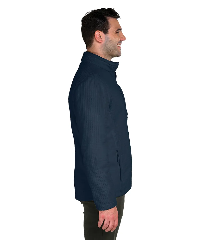 Charles River Men's Terrain Textured Fleece Jacket