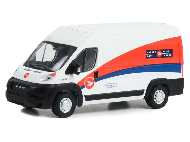 CHASE 2019 Ram ProMaster 2500 Cargo High Roof - Canada Post (Route Runners) Series 5 Diecast 1:64 Scale Model - Greenlight 53050D