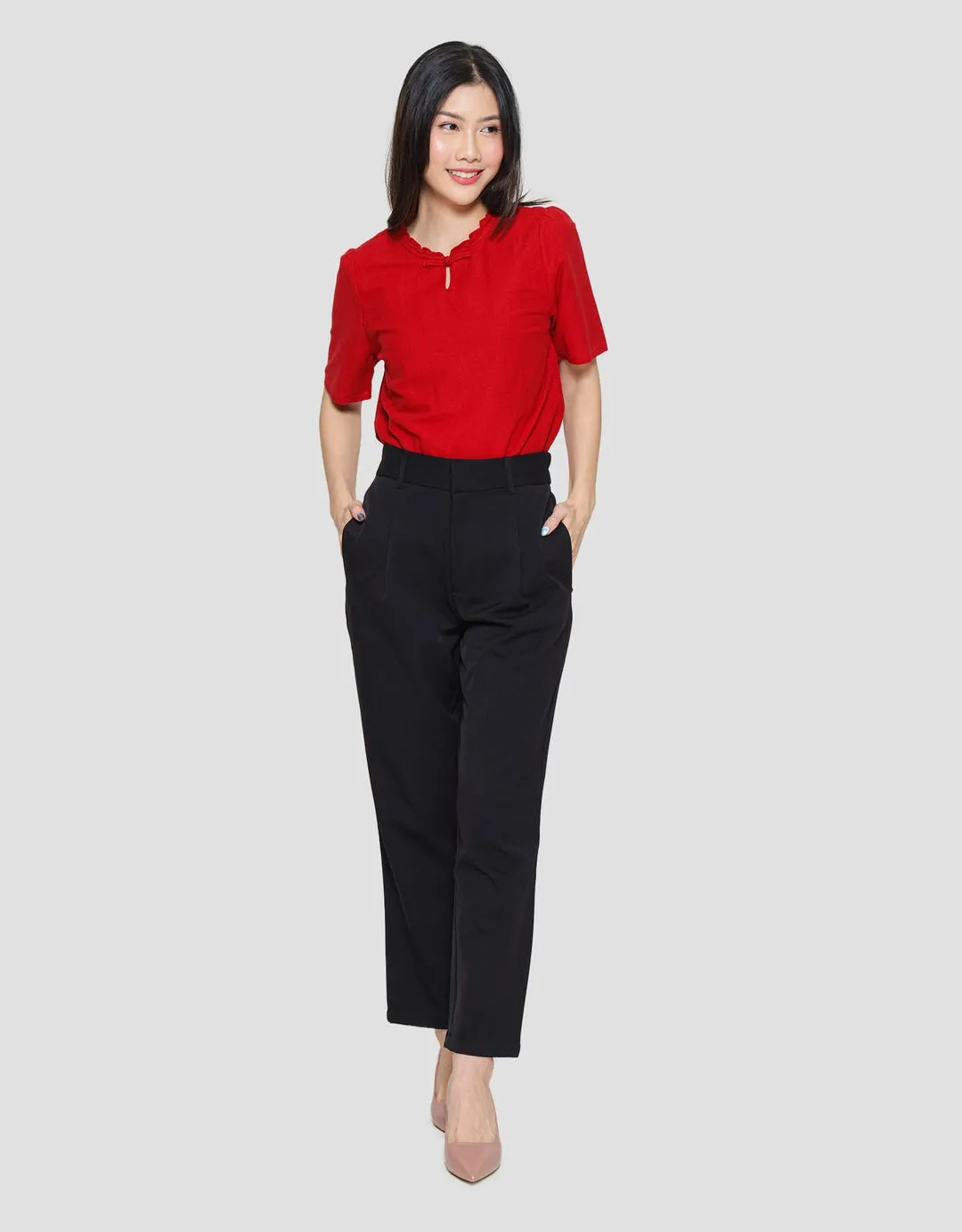 Connexion Basic Poly Celana Formal Wanita