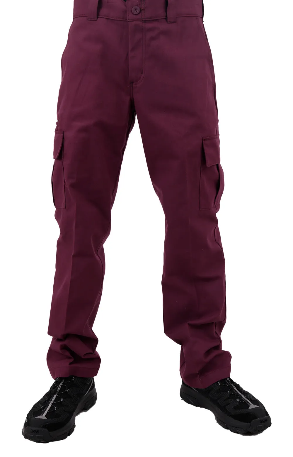 Dickies (Wpr11Csw) Contrast Twill Cargo Pant Men’s Wine Twill
