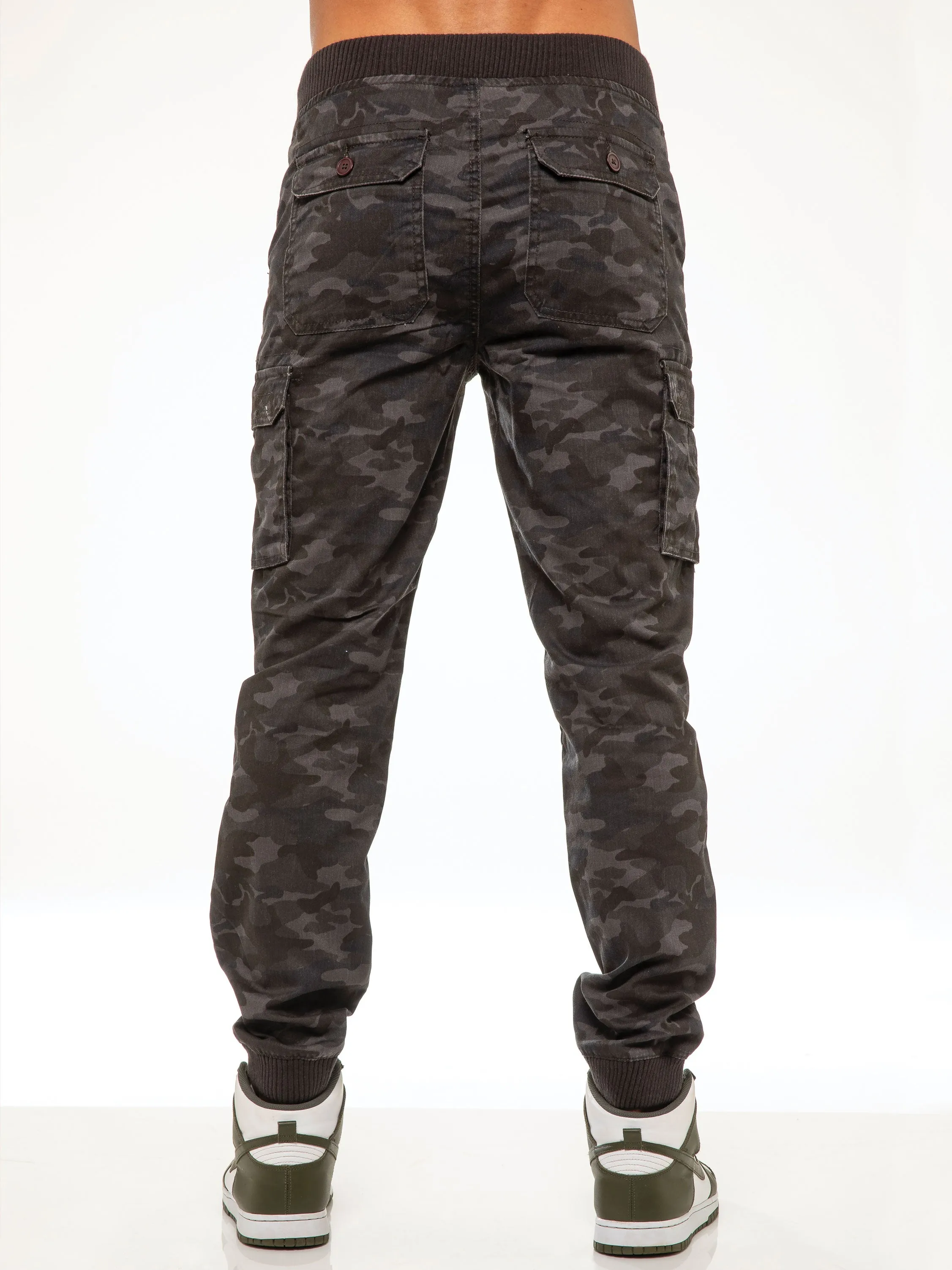 Drake Cargo Pants - Dark Khaki Camo