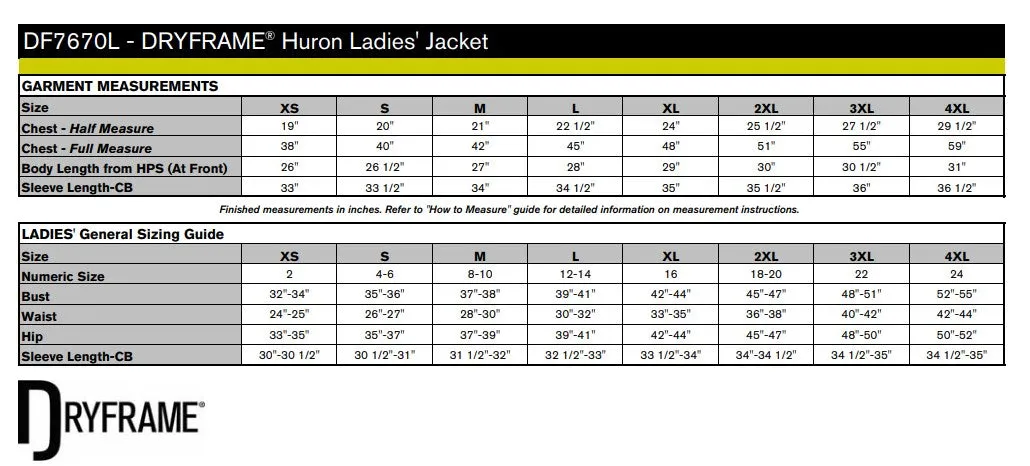 DRYFRAME® Huron Ladies' Jacket