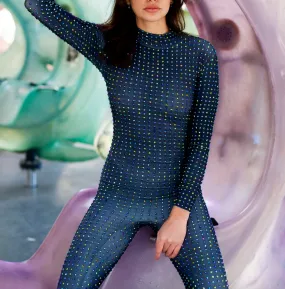 Festival Outfit Sequin Jumpsuit Bodysuit Birthday Outfit Sequin Catsuit Party Costume