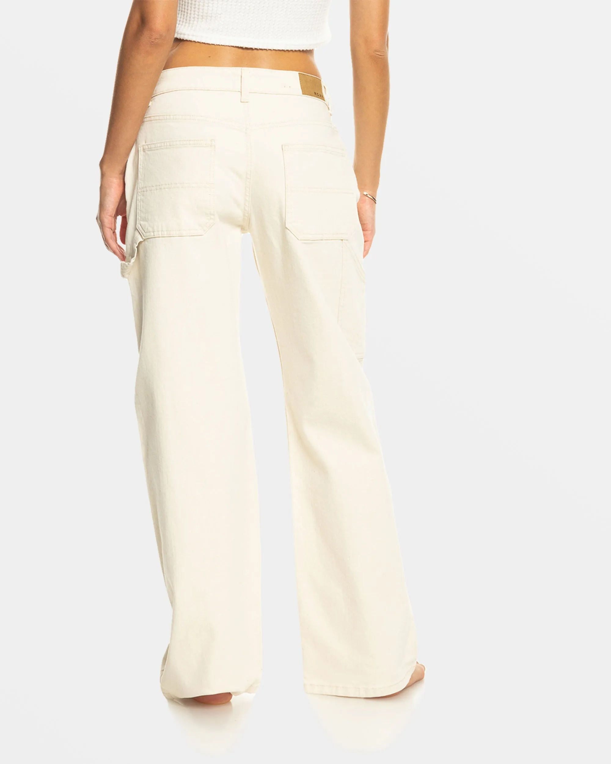 Finley Worker Carpenter Denim Pant - Bone