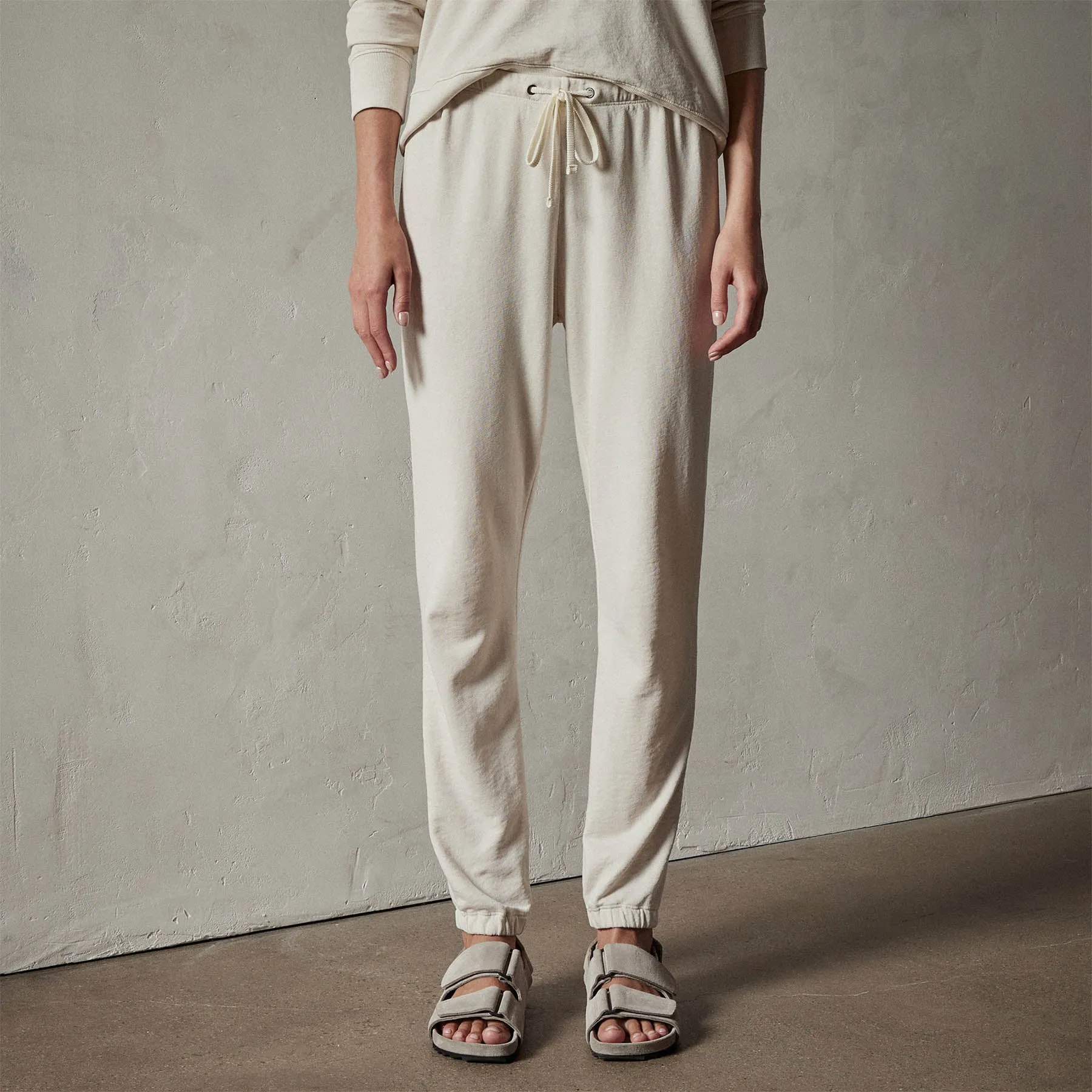 French Terry Sweat Pant - Canvas Pigment
