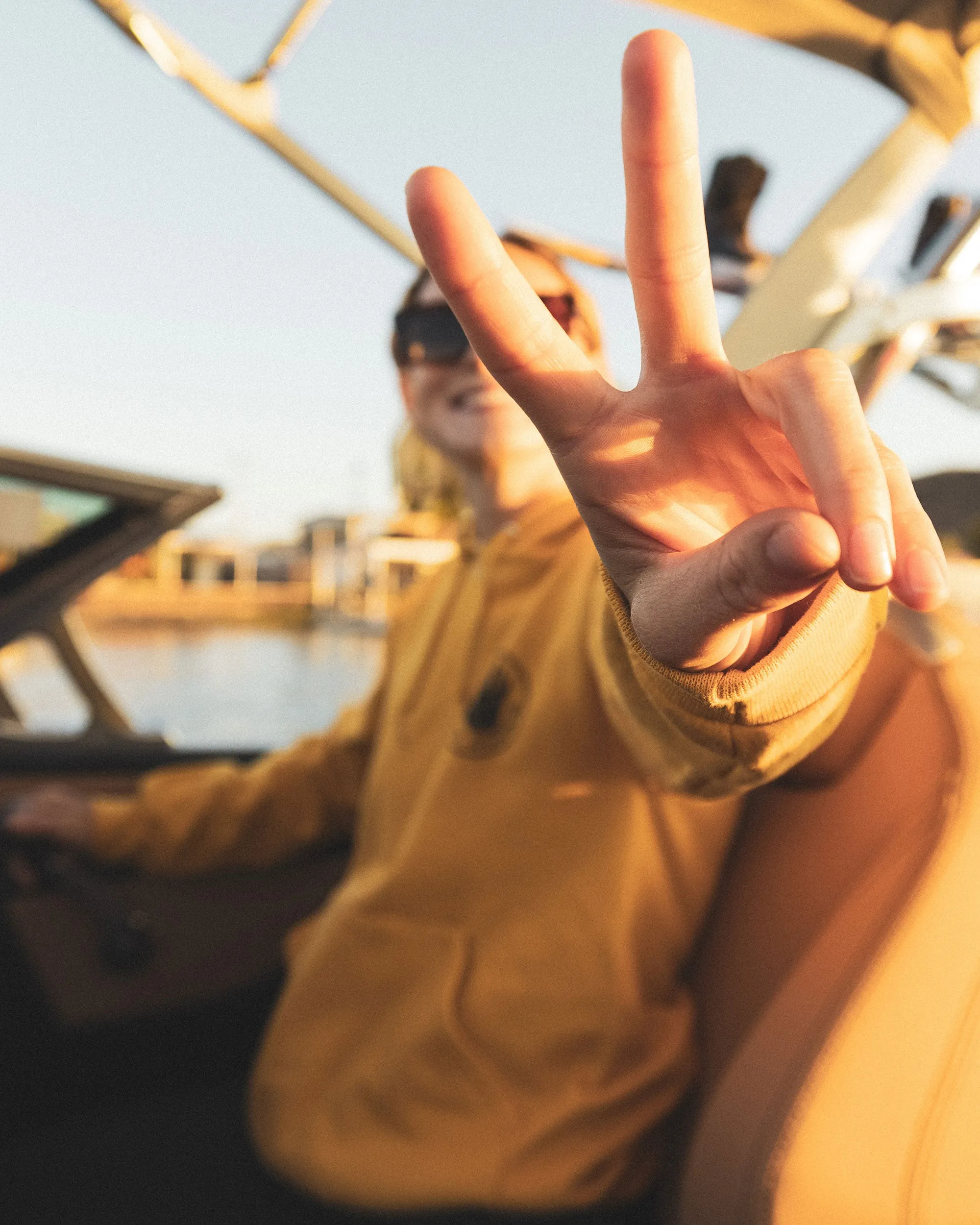 Heritage Pullover Fleece Hoodie - Mustard Heather