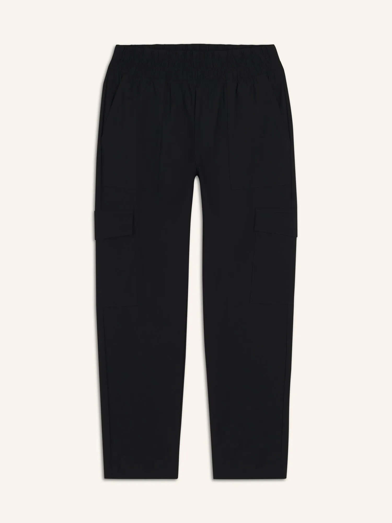 High-Waisted SleekTech Cargo Ankle Pants for Women