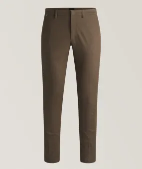 Hugo Boss Mens Slim Fit Twill Chinos Pants 36 x 33 Green Solid