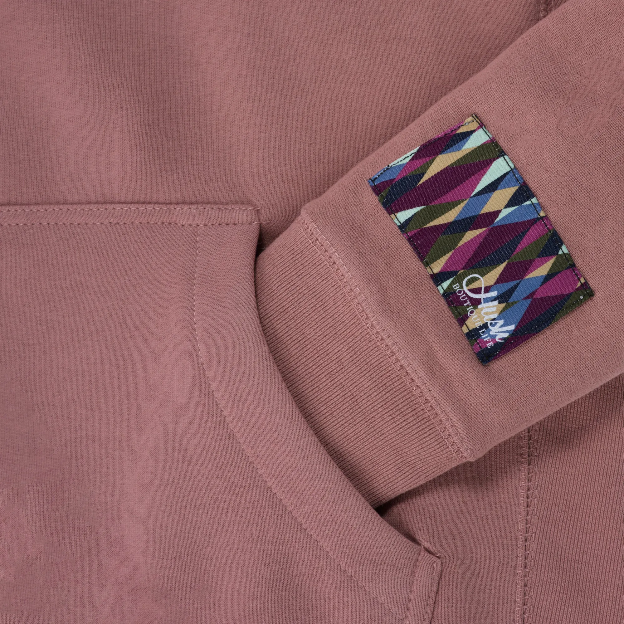 HUSH PINK MARTINI HOODIE