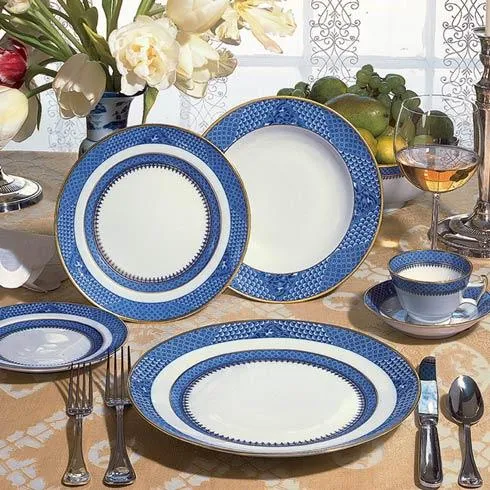 Indigo Wave 5 Piece Place Setting