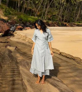 Khara Kapas I  Oh carol I Cotton Walk barefoot Seperates Sky blue KK-24-26