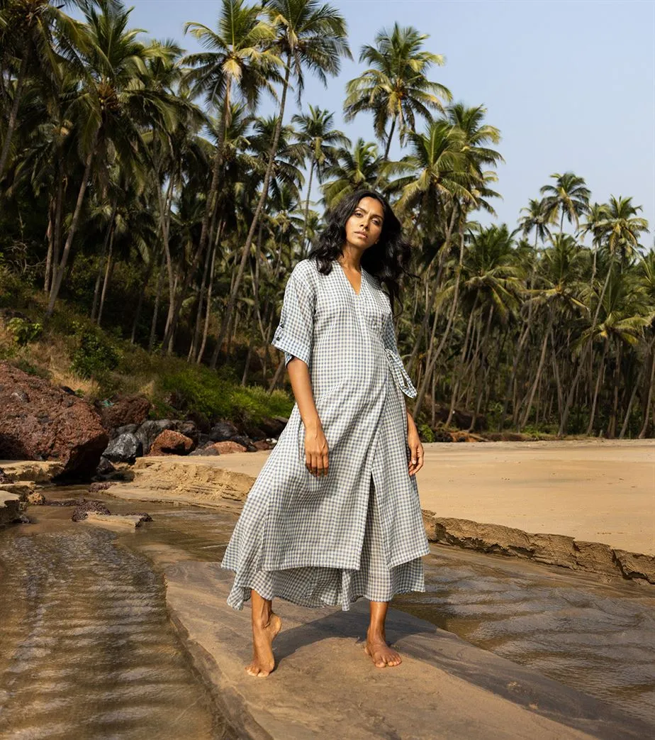 Khara Kapas I  Oh carol I Cotton Walk barefoot Seperates Sky blue KK-24-26
