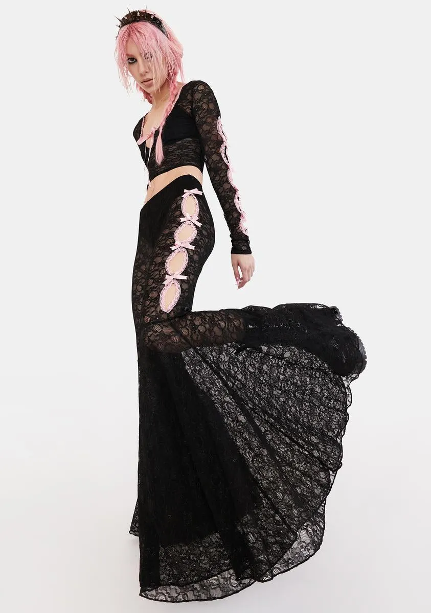 Know U Want Me Lace Flare Pants
