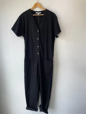 Lindsay Robinson Black SS Jumpsuit