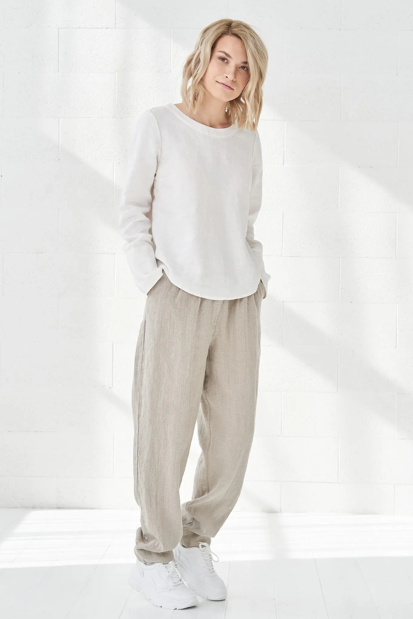 Loose linen pants Pamela