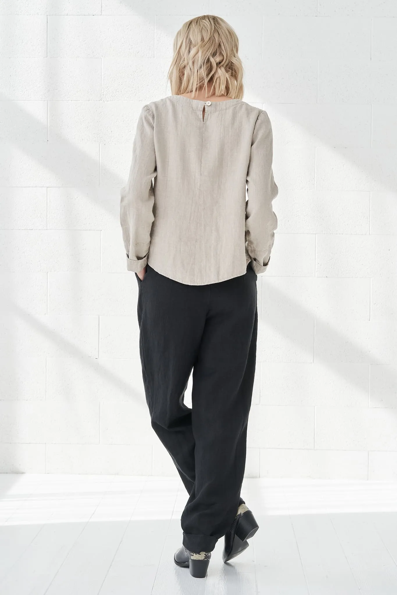 Loose linen pants Pamela