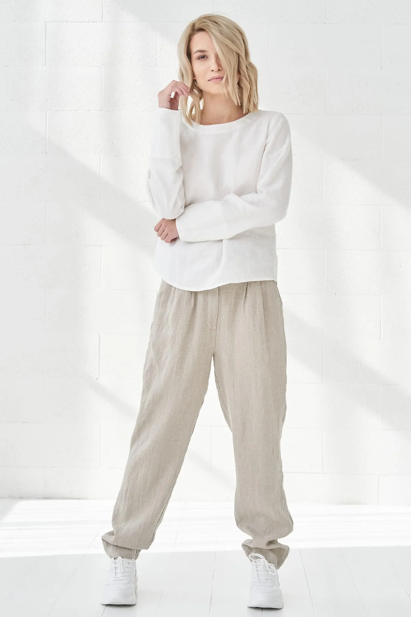 Loose linen pants Pamela