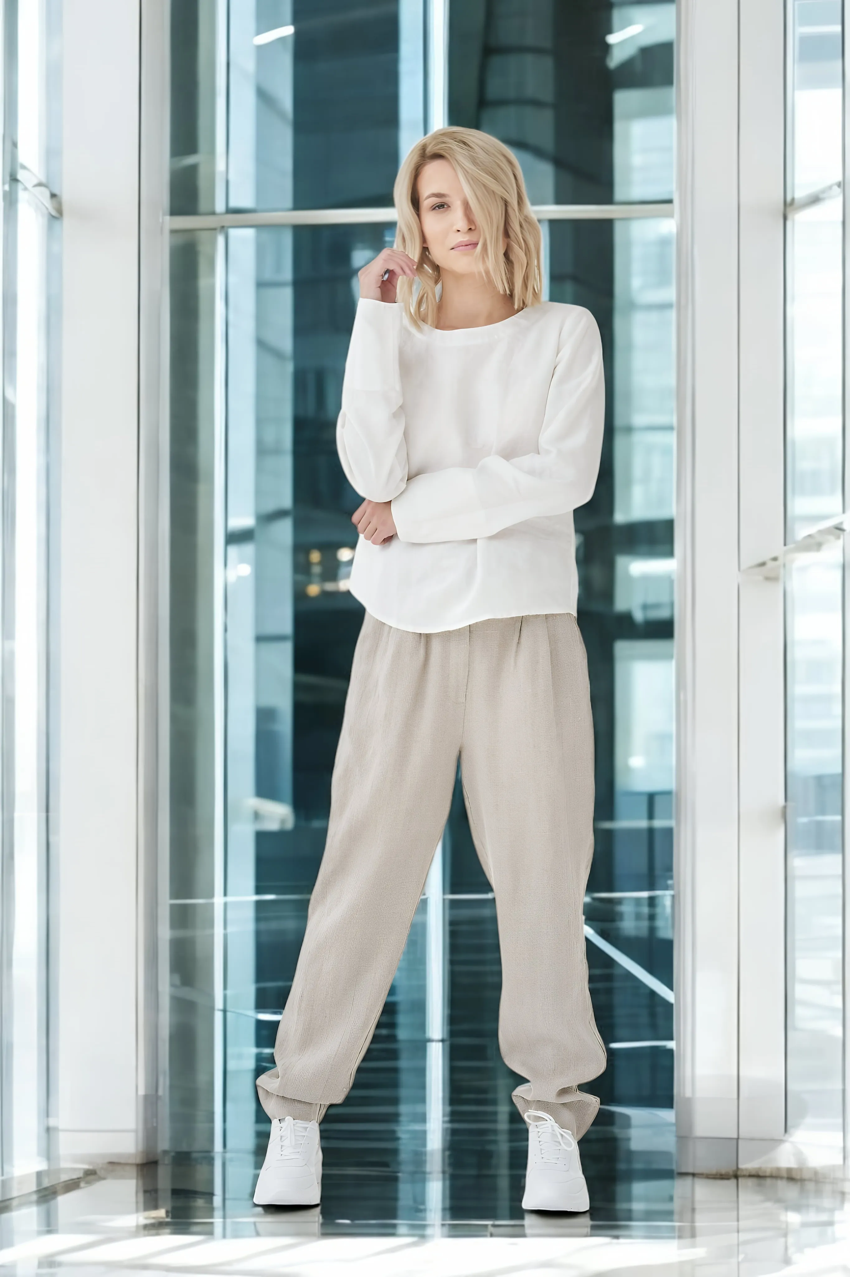 Loose linen pants Pamela