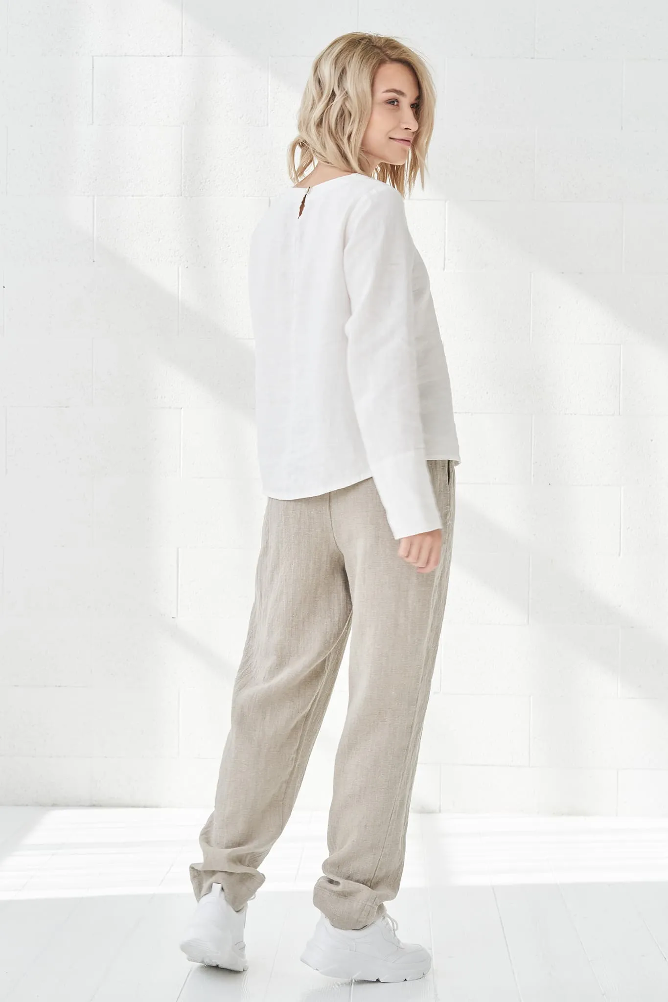 Loose linen pants Pamela