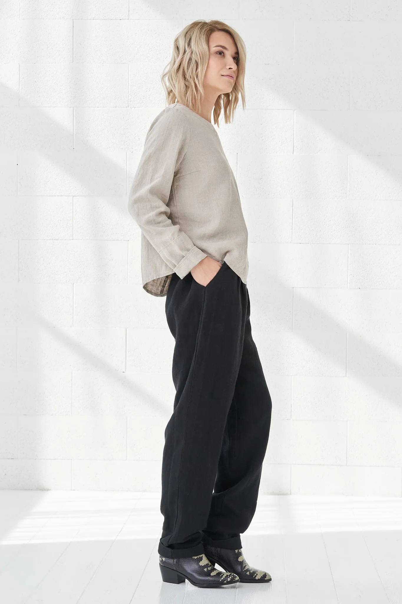 Loose linen pants Pamela